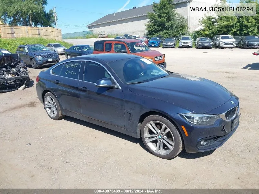 WBA4J3C5XKBL06294 2019 BMW 4 Series 430I xDrive