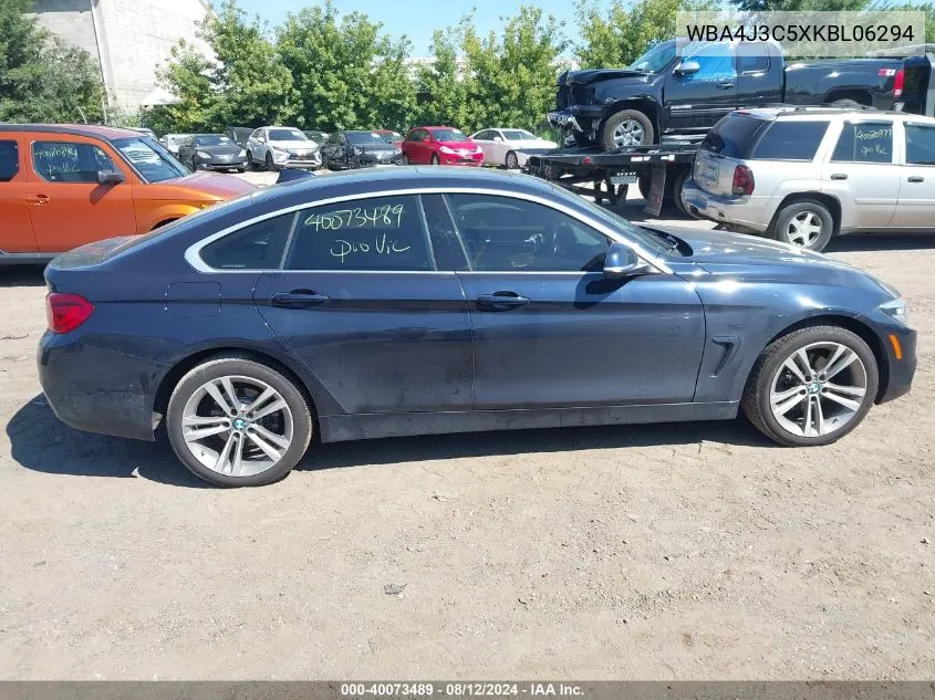 WBA4J3C5XKBL06294 2019 BMW 4 Series 430I xDrive