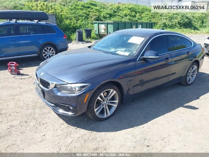 WBA4J3C5XKBL06294 2019 BMW 4 Series 430I xDrive