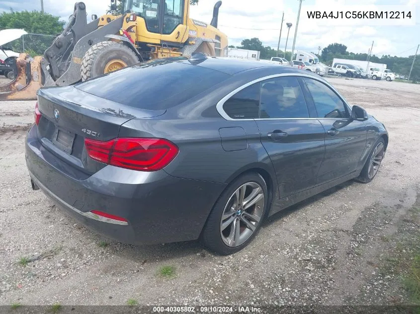 WBA4J1C56KBM12214 2019 BMW 430I Gran Coupe Gran Coupe