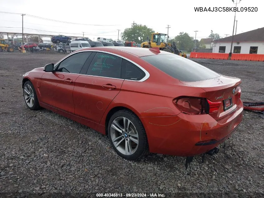 WBA4J3C58KBL09520 2019 BMW 430I Gran Coupe xDrive