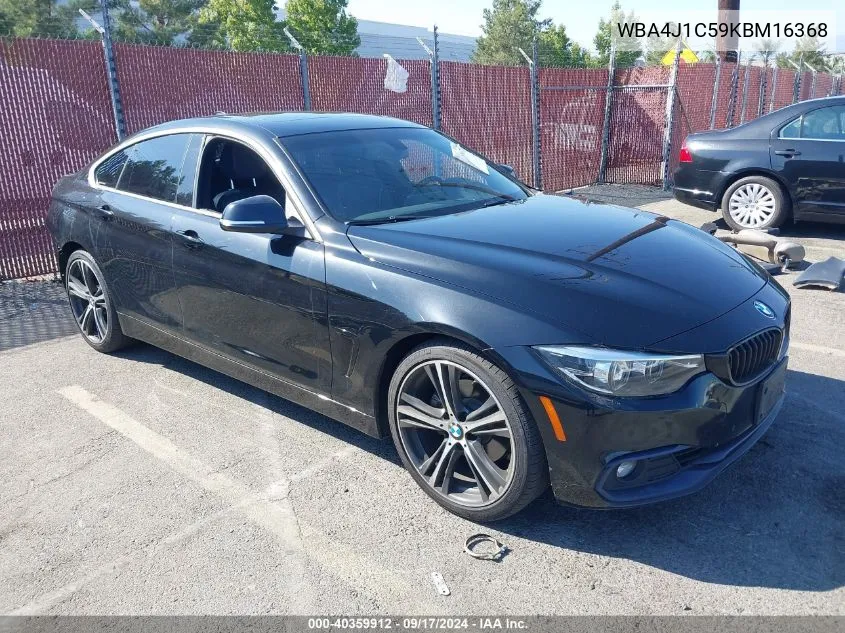 WBA4J1C59KBM16368 2019 BMW 430I Gran Coupe