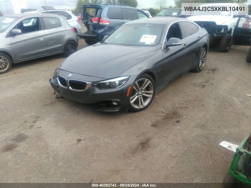 WBA4J3C5XKBL10491 2019 BMW 430I Gran Coupe xDrive