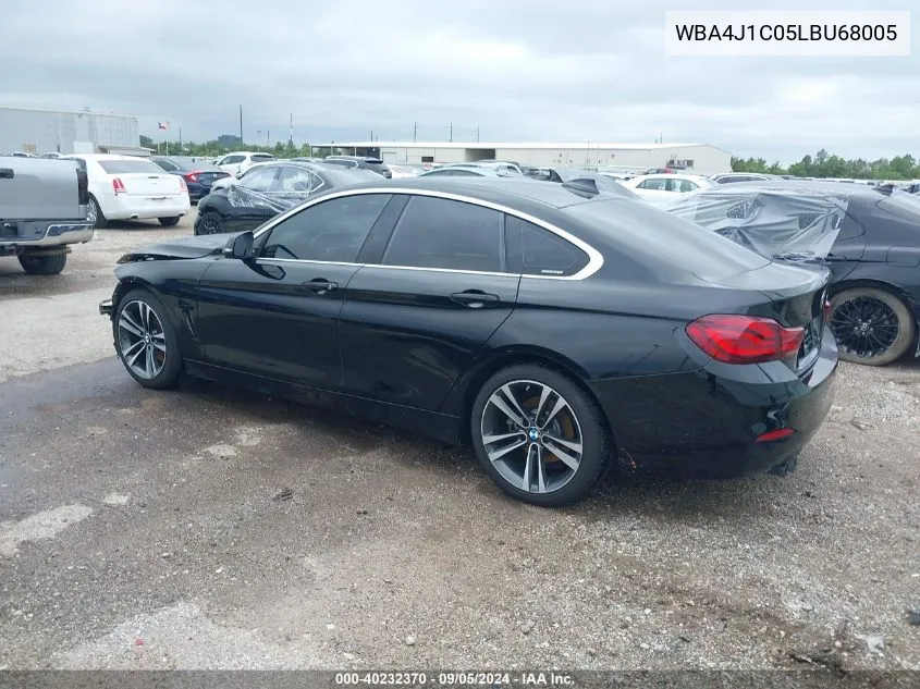 WBA4J1C05LBU68005 2020 BMW 430I Gran Coupe