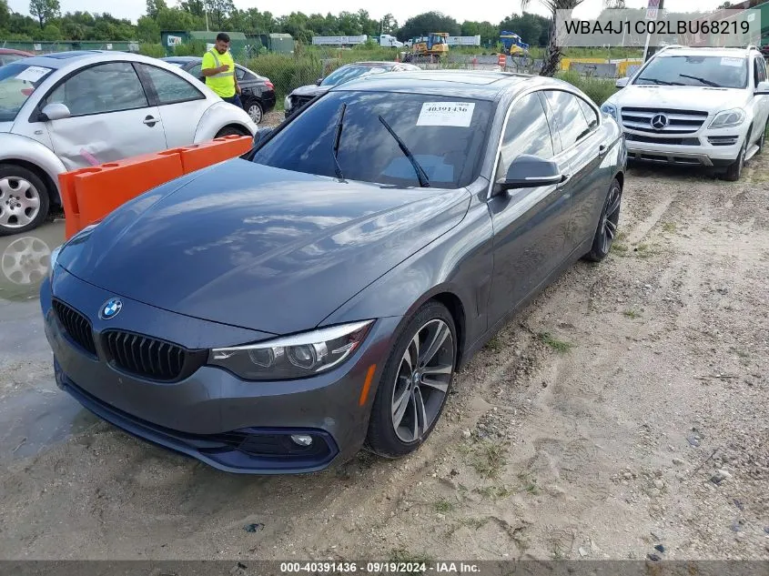 WBA4J1C02LBU68219 2020 BMW 430I Gran Coupe