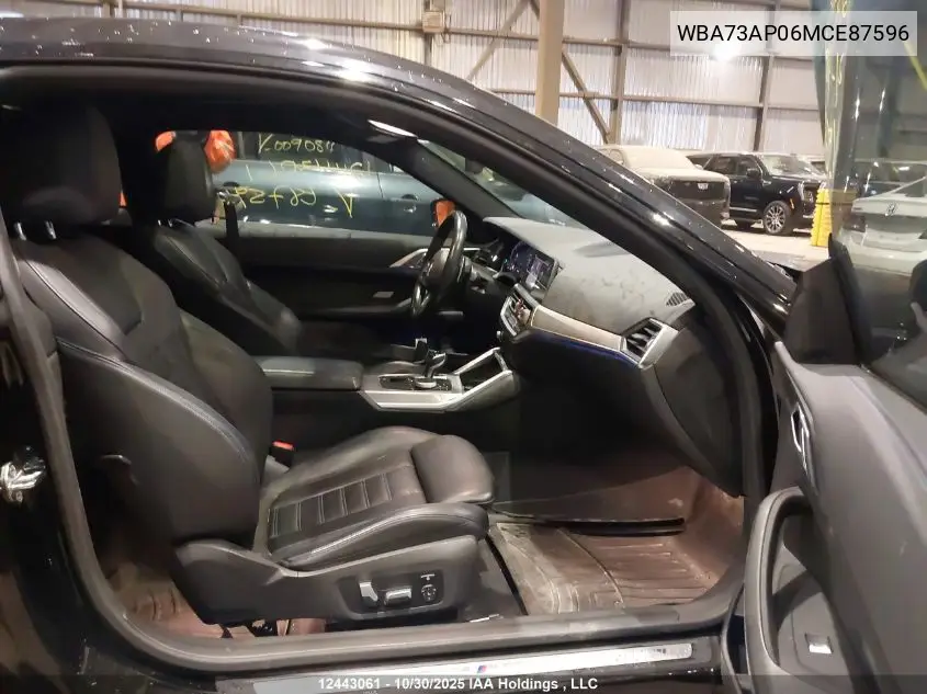 WBA73AP06MCE87596 2021 BMW 430I xDrive