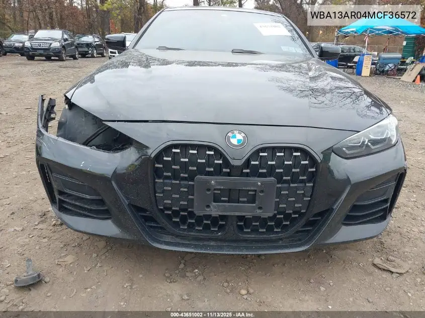 WBA13AR04MCF36572 2021 BMW M440I xDrive