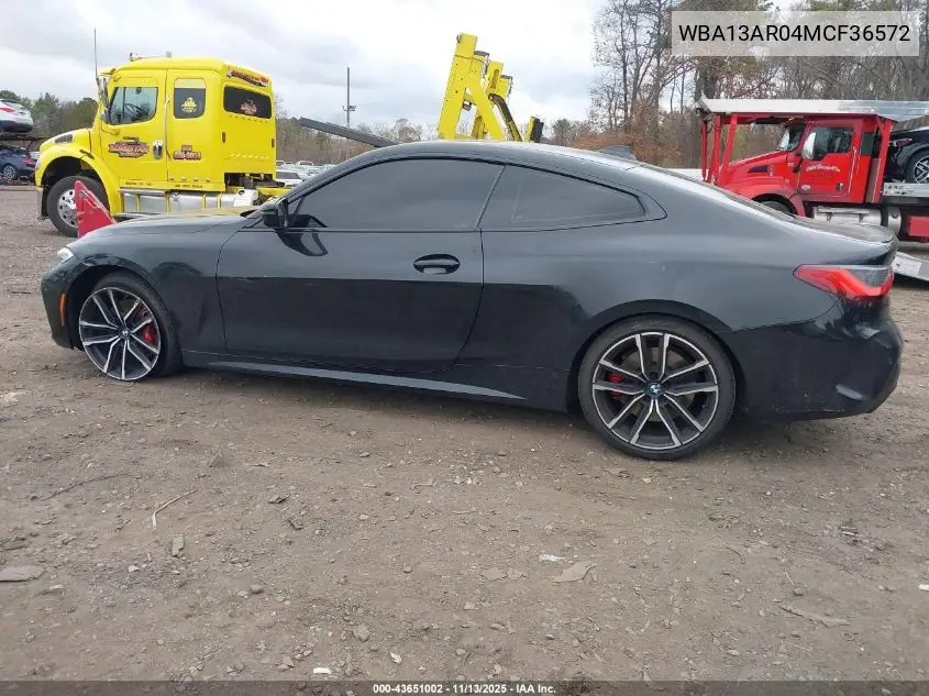 WBA13AR04MCF36572 2021 BMW M440I xDrive