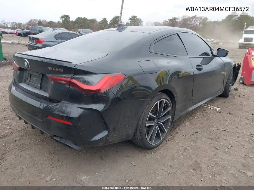 WBA13AR04MCF36572 2021 BMW M440I xDrive