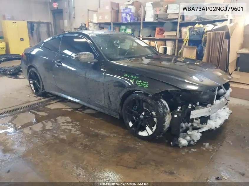 WBA73AP02NCJ79601 2022 BMW 430I xDrive