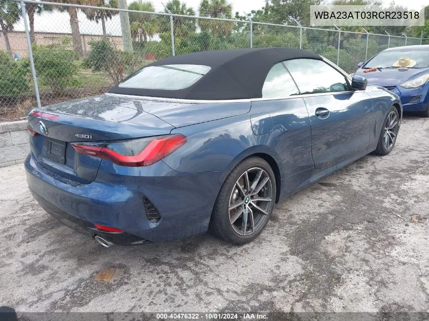 WBA23AT03RCR23518 2024 BMW 430I