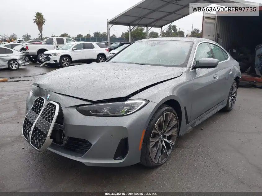 WBA63AV00RFR97735 2024 BMW 4 Series Gran Coupe 430I