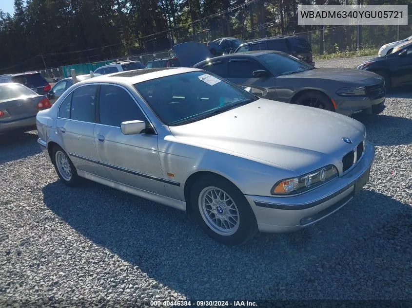 WBADM6340YGU05721 2000 BMW 528Ia