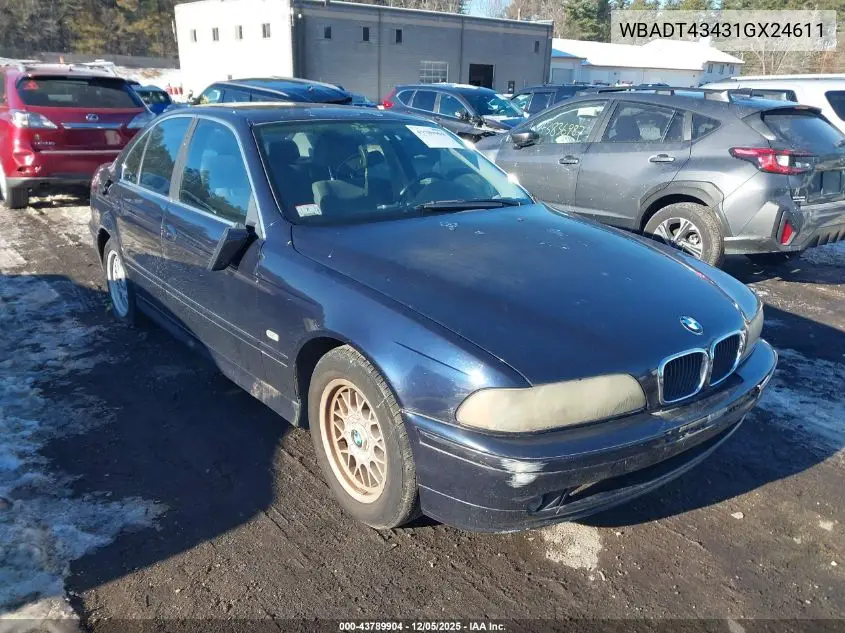 WBADT43431GX24611 2001 BMW 525Ia