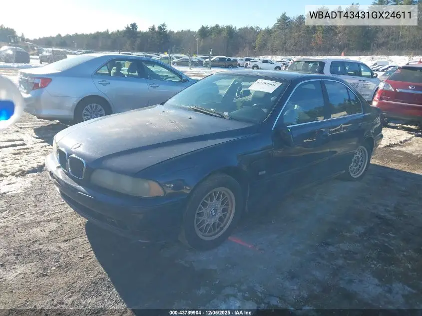 WBADT43431GX24611 2001 BMW 525Ia