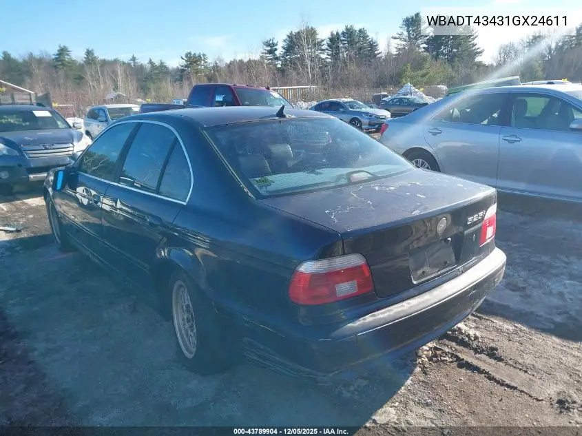 WBADT43431GX24611 2001 BMW 525Ia