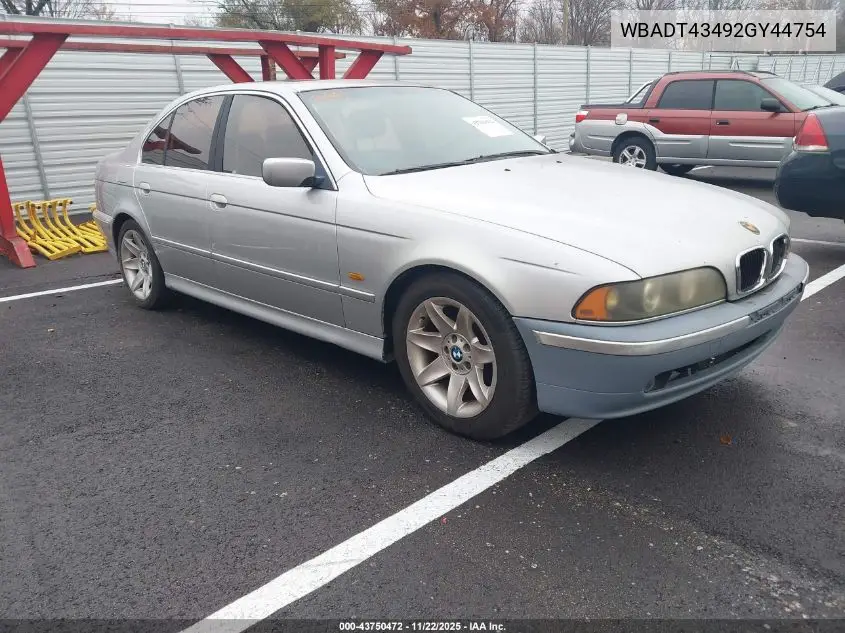 WBADT43492GY44754 2002 BMW 525Ia