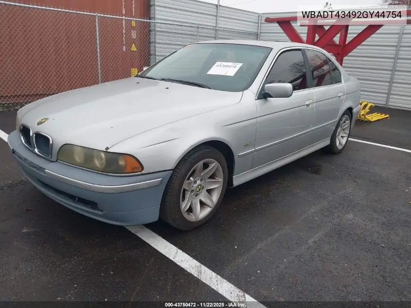 WBADT43492GY44754 2002 BMW 525Ia