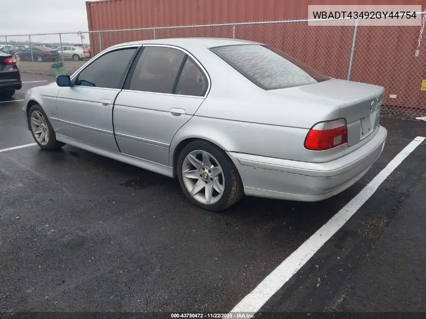 WBADT43492GY44754 2002 BMW 525Ia