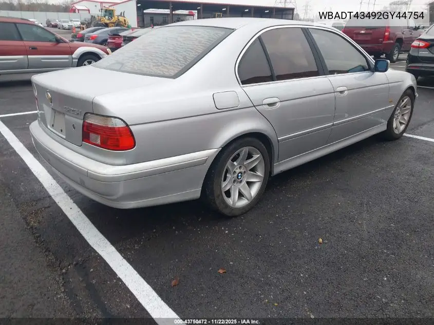 WBADT43492GY44754 2002 BMW 525Ia