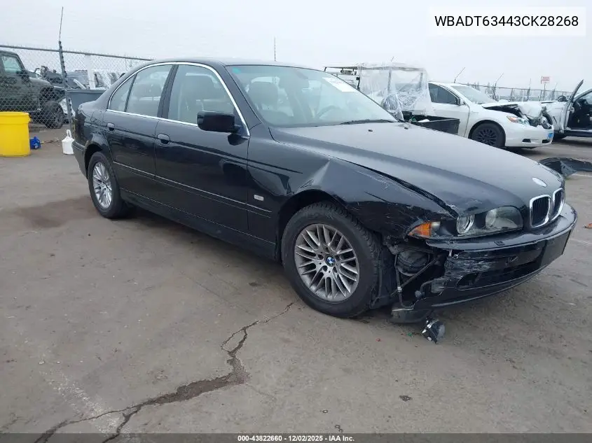WBADT63443CK28268 2003 BMW 530Ia