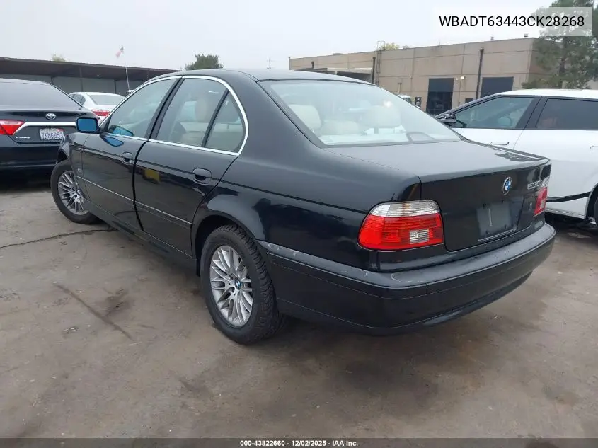 WBADT63443CK28268 2003 BMW 530Ia
