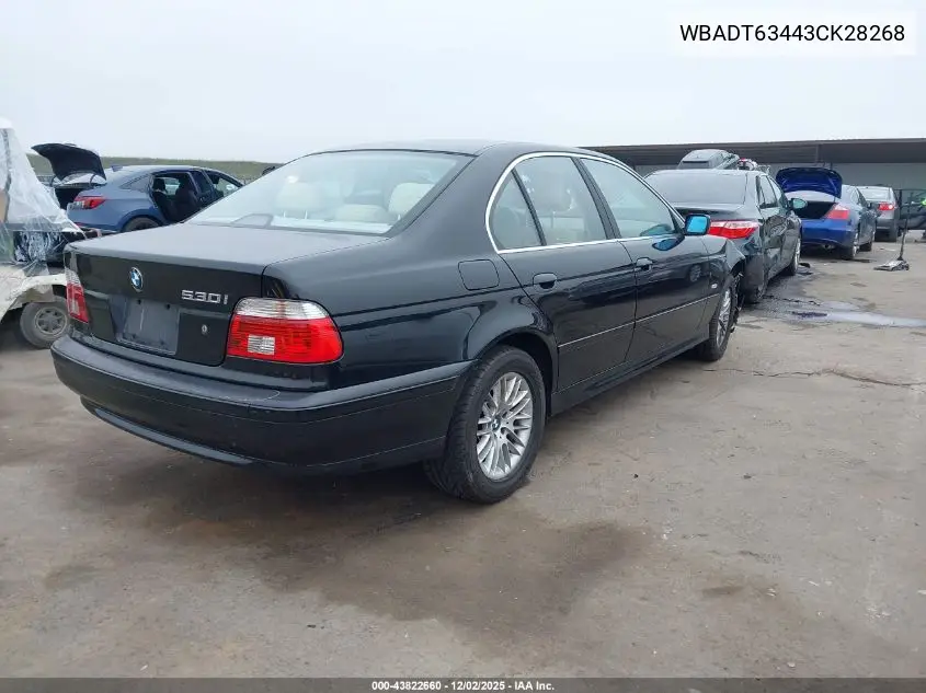 WBADT63443CK28268 2003 BMW 530Ia