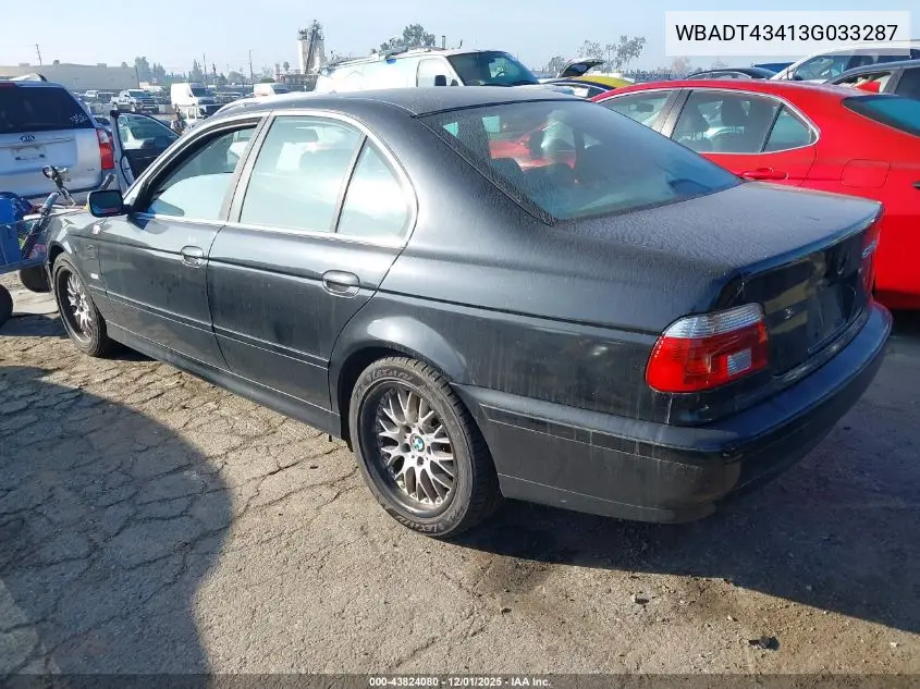 WBADT43413G033287 2003 BMW 525Ia