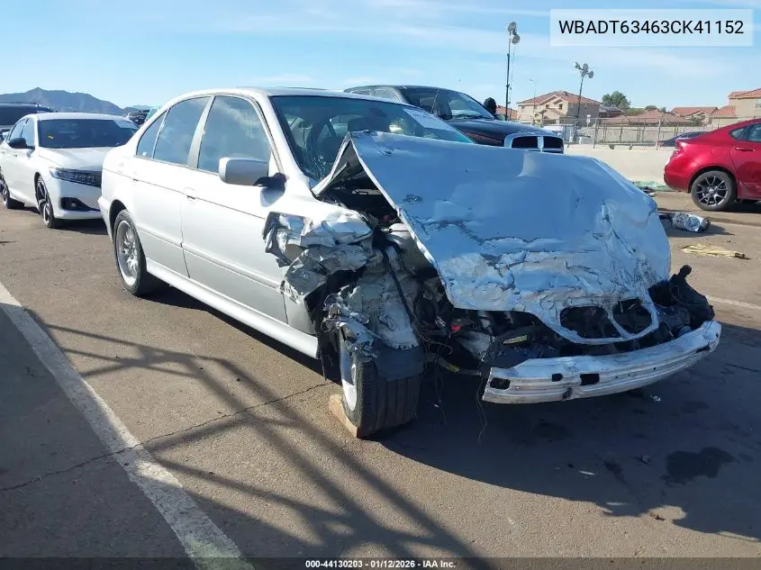 WBADT63463CK41152 2003 BMW 530Ia