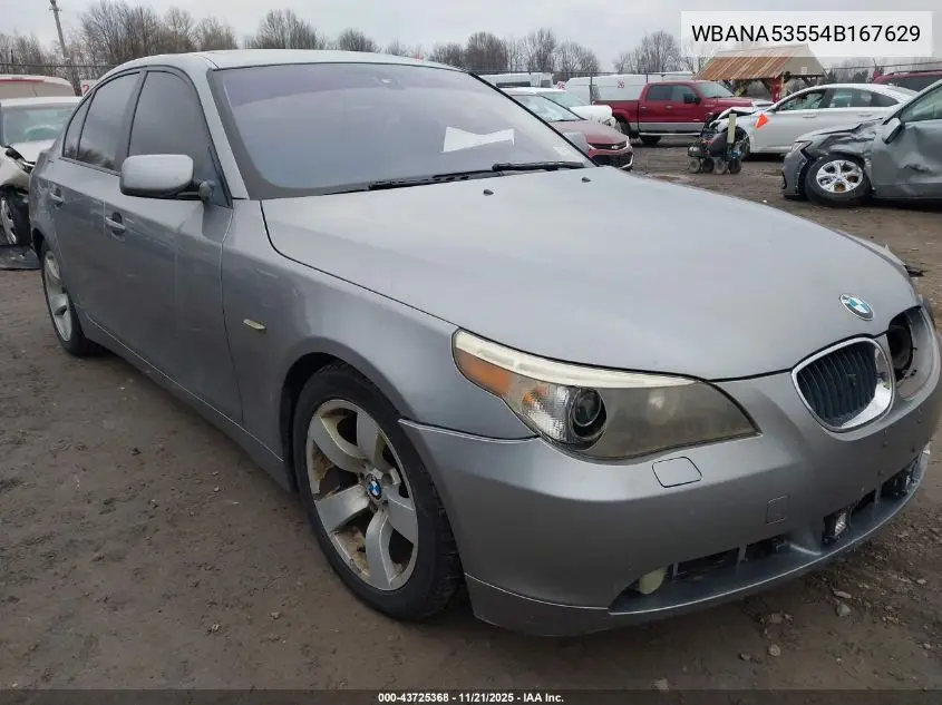 WBANA53554B167629 2004 BMW 525I