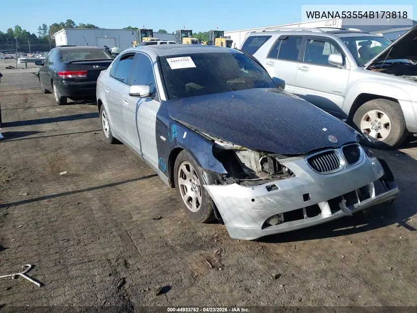 WBANA53554B173818 2004 BMW 525I
