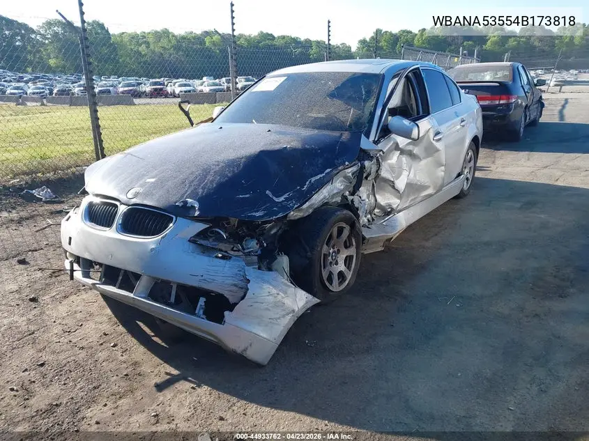WBANA53554B173818 2004 BMW 525I