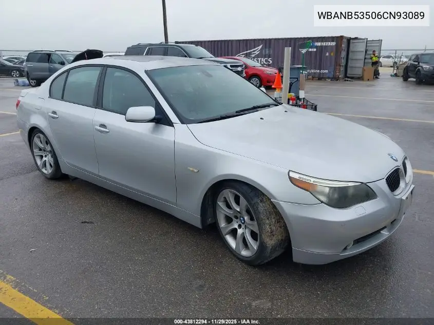 WBANB53506CN93089 2006 BMW 550I