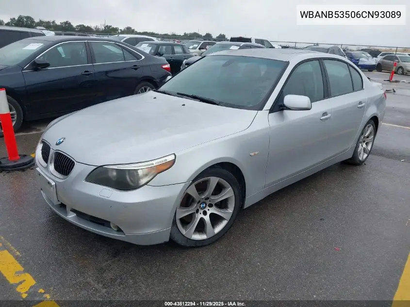WBANB53506CN93089 2006 BMW 550I