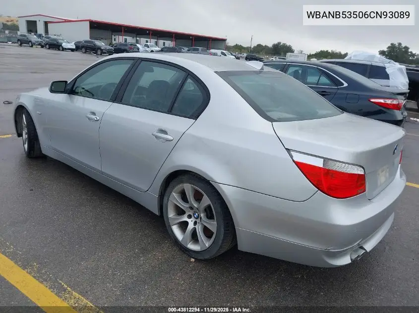 WBANB53506CN93089 2006 BMW 550I