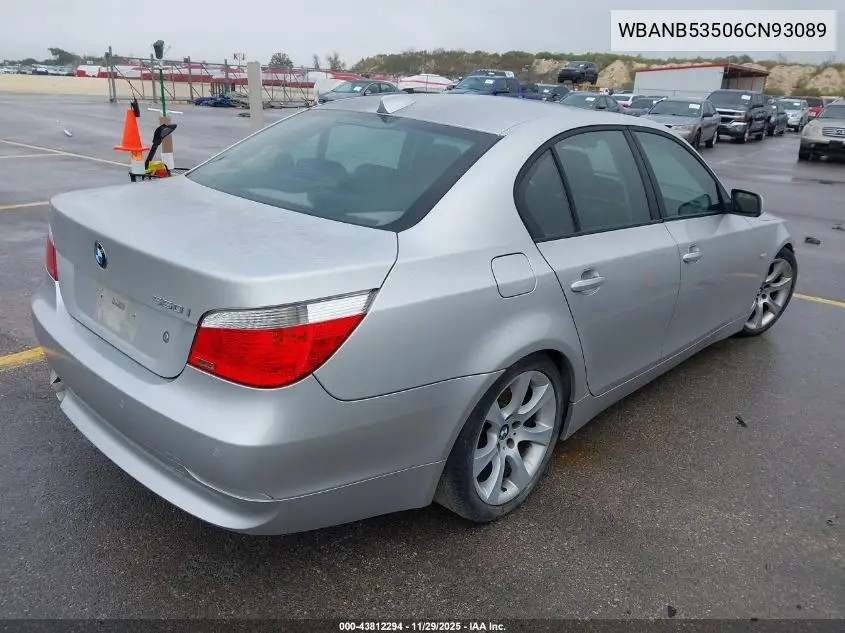 WBANB53506CN93089 2006 BMW 550I