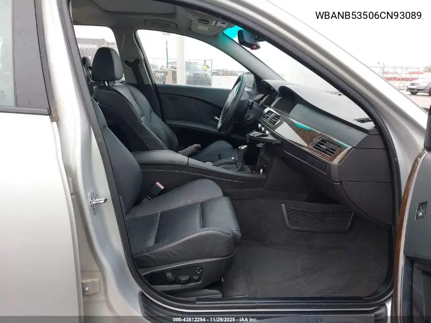 WBANB53506CN93089 2006 BMW 550I