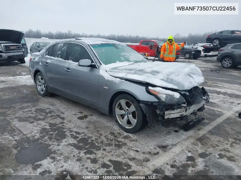 WBANF73507CU22456 2007 BMW 530Xi
