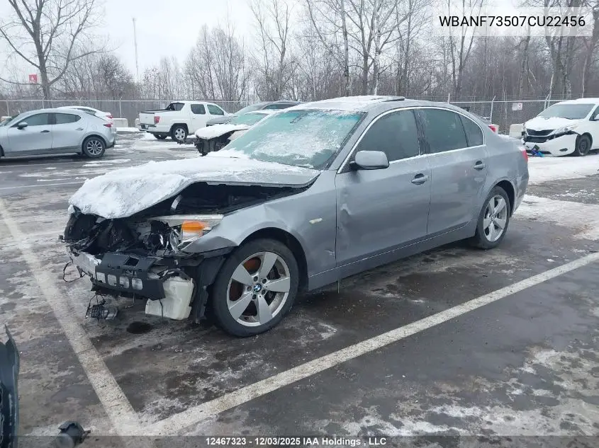 WBANF73507CU22456 2007 BMW 530Xi