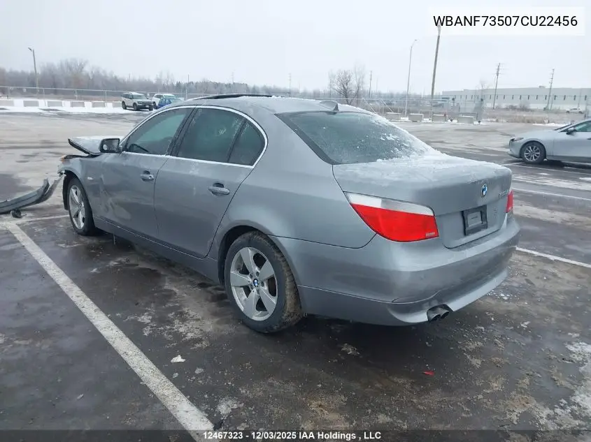 WBANF73507CU22456 2007 BMW 530Xi