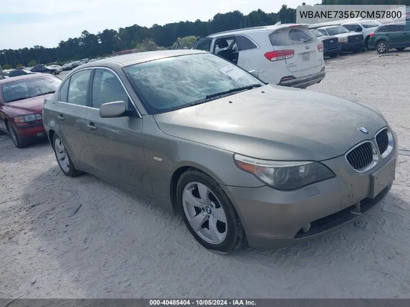 WBANE73567CM57800 2007 BMW 530 I