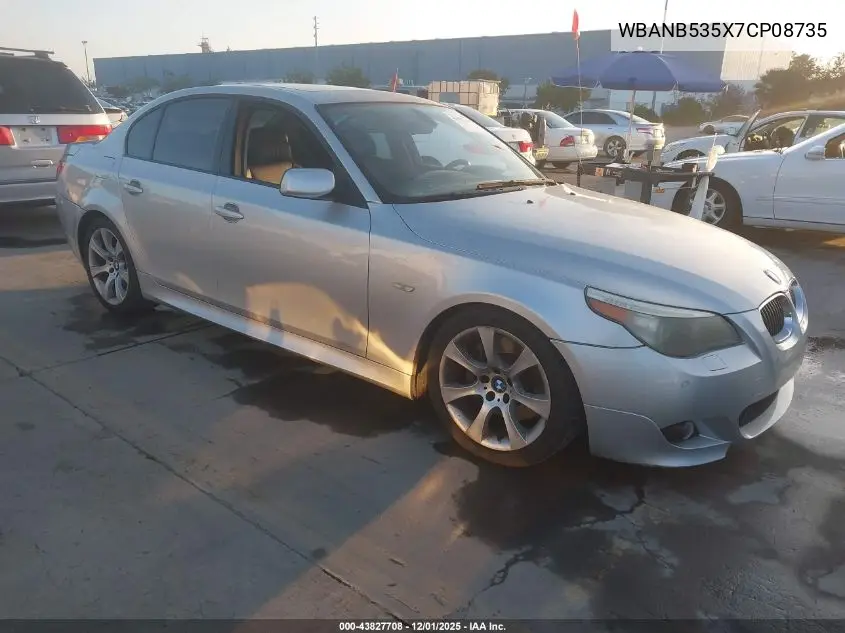 WBANB535X7CP08735 2007 BMW 550I
