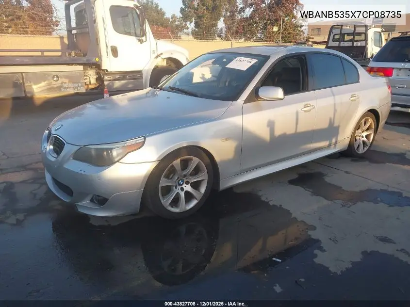 WBANB535X7CP08735 2007 BMW 550I