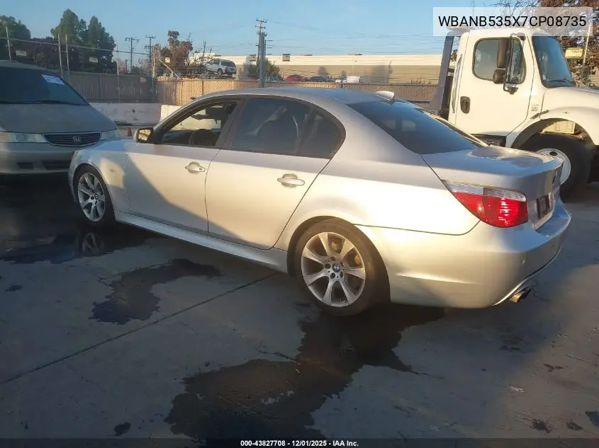 WBANB535X7CP08735 2007 BMW 550I