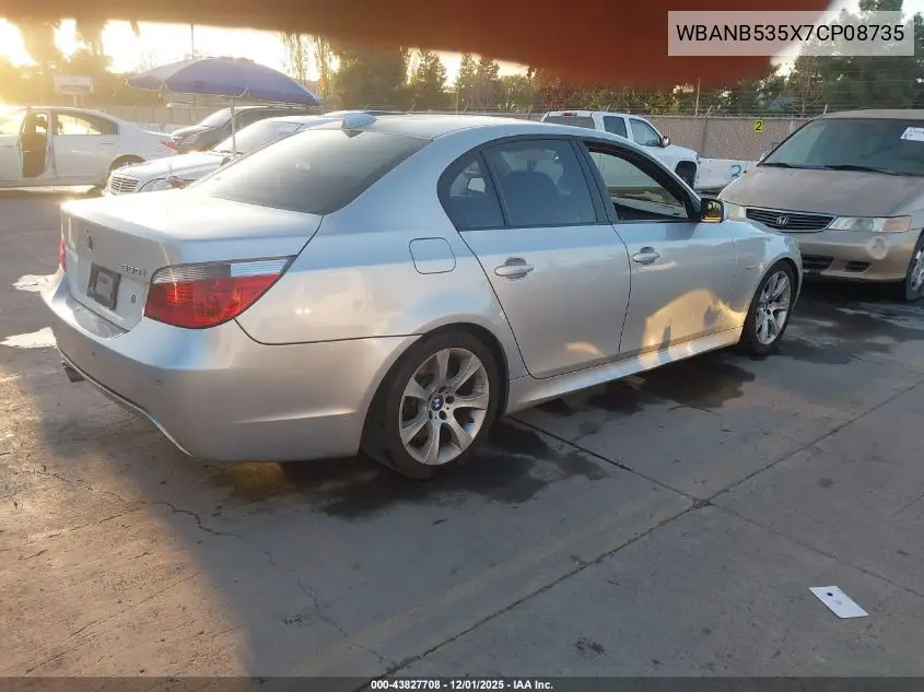 WBANB535X7CP08735 2007 BMW 550I