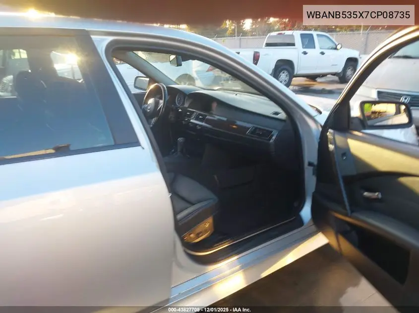 WBANB535X7CP08735 2007 BMW 550I