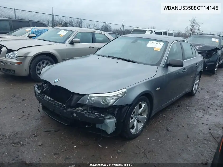 WBANU53588CT14145 2008 BMW 528I