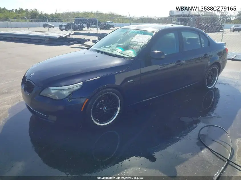 WBANW13538CZ79165 2008 BMW 535I