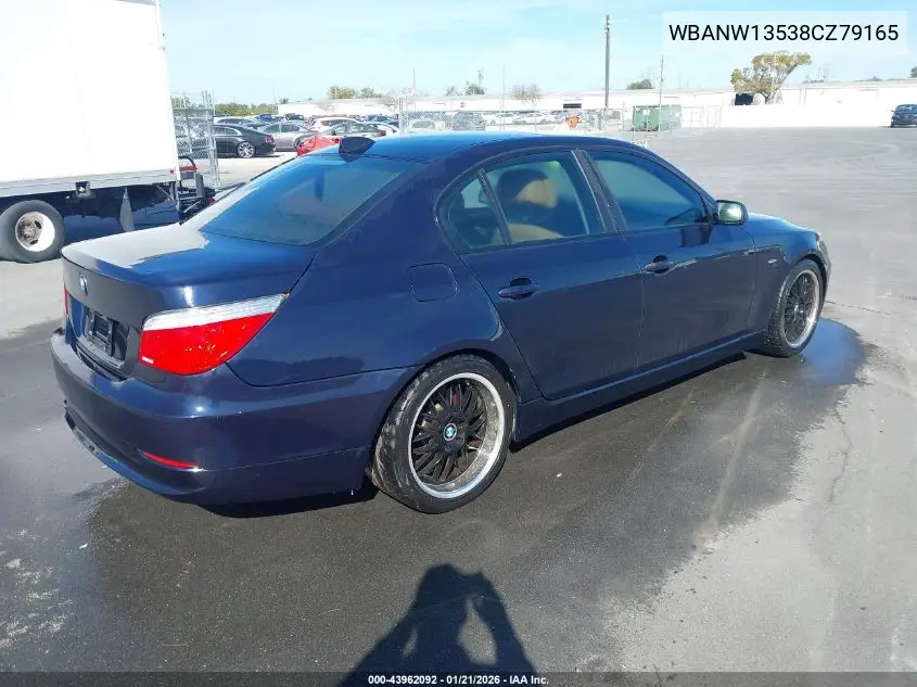 WBANW13538CZ79165 2008 BMW 535I