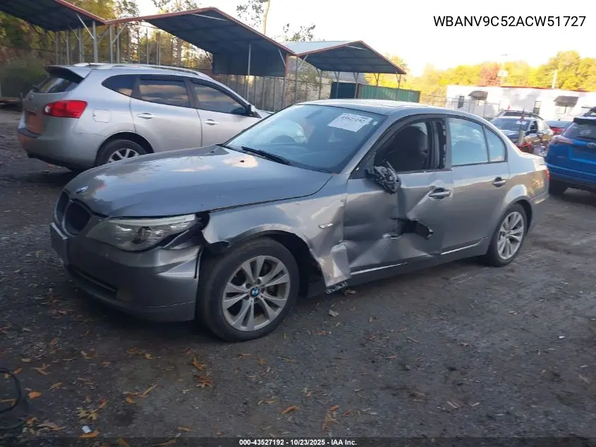 WBANV9C52ACW51727 2010 BMW 535I xDrive